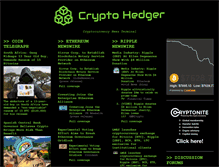 Tablet Screenshot of cryptohedger.com